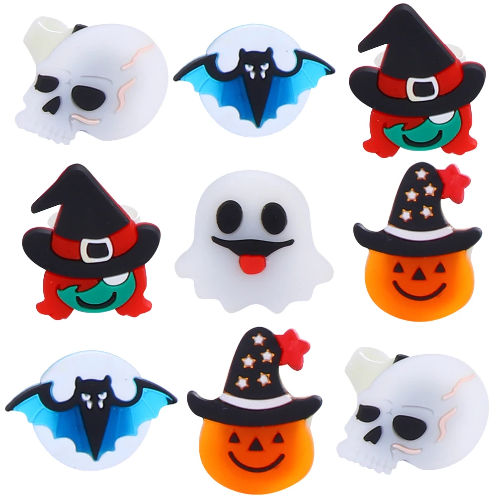9 Pcs PVC Glow Ring The Finger Rings for Halloween Toy Kids LED Plastic Child Glowing
9 Pcs PVC Glow Ring The Finger Rings for Halloween Toy Kids LED Plastic Child Glowing