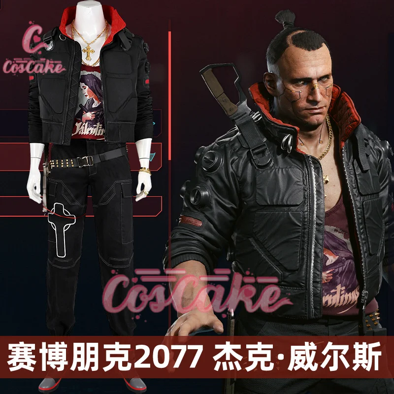 Punk 2077 Jackie Welles Cosplay Costume Leather Jacket Welles Coat Shirt Pants Halloween Carnival Party for Women Men Coscake
Punk 2077 Jackie Welles Cosplay Costume Leather Jacket Welles Coat Shirt Pants Halloween Carnival Party for Women Men Coscake