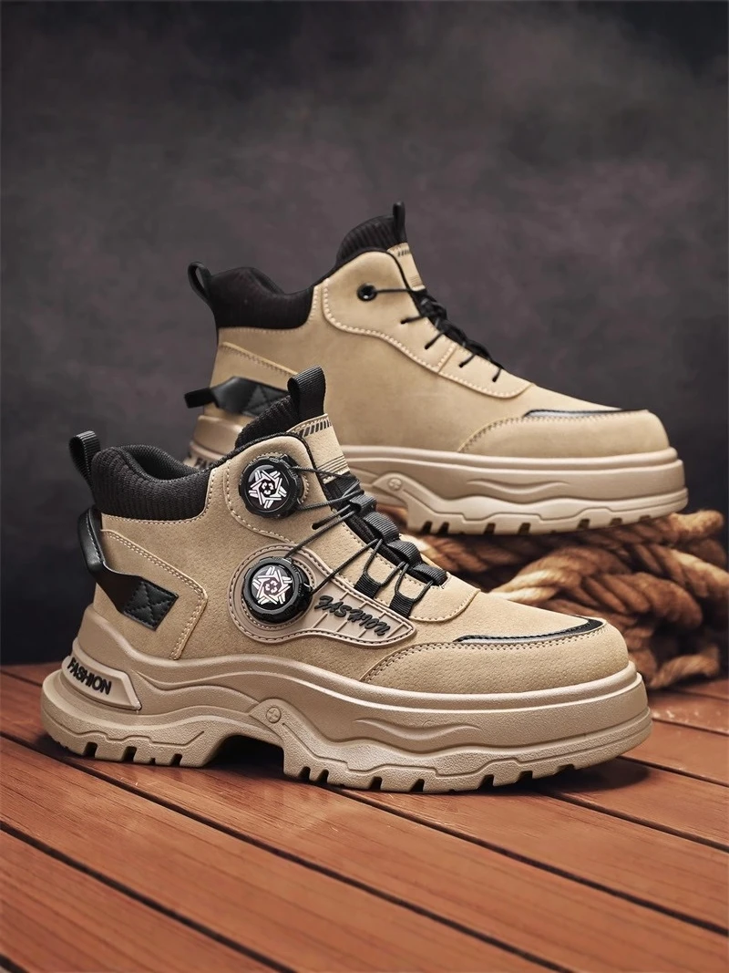 Мужские высокие ботинки 2026: Новинка зимы, нескользящие, износостойкие, рабочие ботинки средней высоты с поворотной застежкой
Мужские высокие ботинки 2026: Новинка зимы, нескользящие, износостойкие, рабочие ботинки средней высоты с поворотной застежкой
