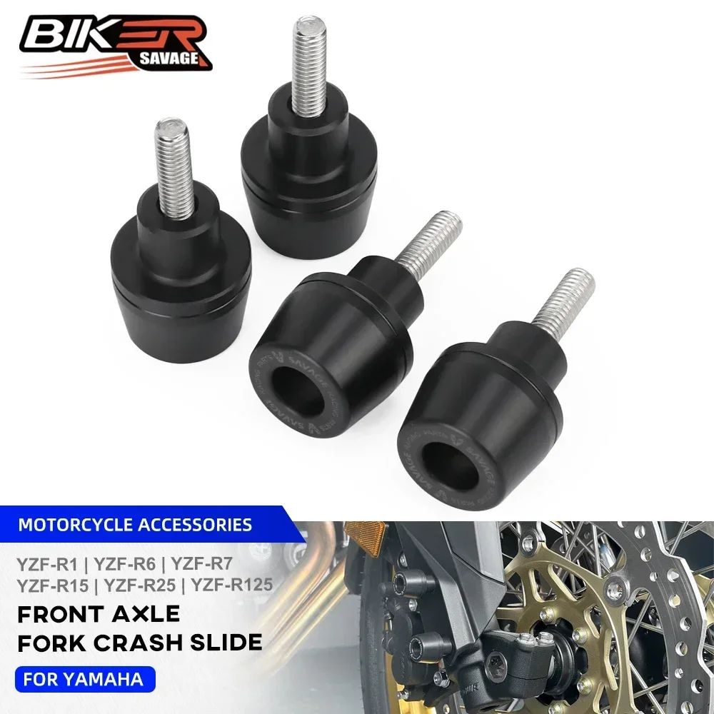 Front Fender Fork Crash Slider For YAMAHA YZF R125 R25 R15 R7 R6 R1 S/M Falling Protection Mudguard Crash Pad XSR 125 155 900
Front Fender Fork Crash Slider For YAMAHA YZF R125 R25 R15 R7 R6 R1 S/M Falling Protection Mudguard Crash Pad XSR 125 155 900