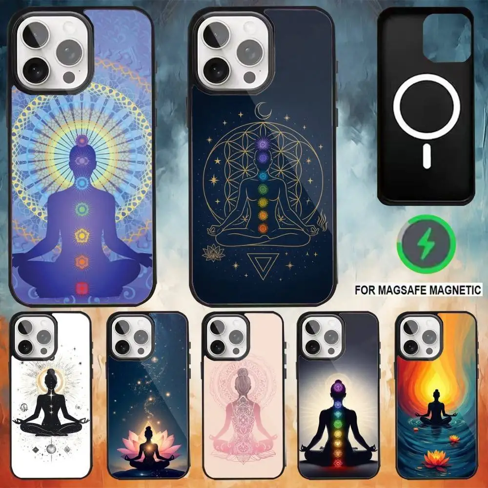 M-Mandala Chakra Yoga Phone Case For iPhone 17 16 15 14 13 12 Pro Max Plus for Magsafe Mirror Wireless Magnetic Cover
M-Mandala Chakra Yoga Phone Case For iPhone 17 16 15 14 13 12 Pro Max Plus for Magsafe Mirror Wireless Magnetic Cover