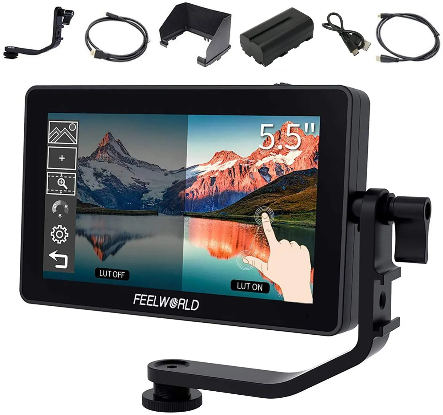 FEELWORLD F6 PLUS V2 6-дюймовый сенсорный экран 3D LUT DSLR-камера Полевой монитор IPS FHD 1920x1080 Видеофокус Assist с наклоном
FEELWORLD F6 PLUS V2 6-дюймовый сенсорный экран 3D LUT DSLR-камера Полевой монитор IPS FHD 1920x1080 Видеофокус Assist с наклоном