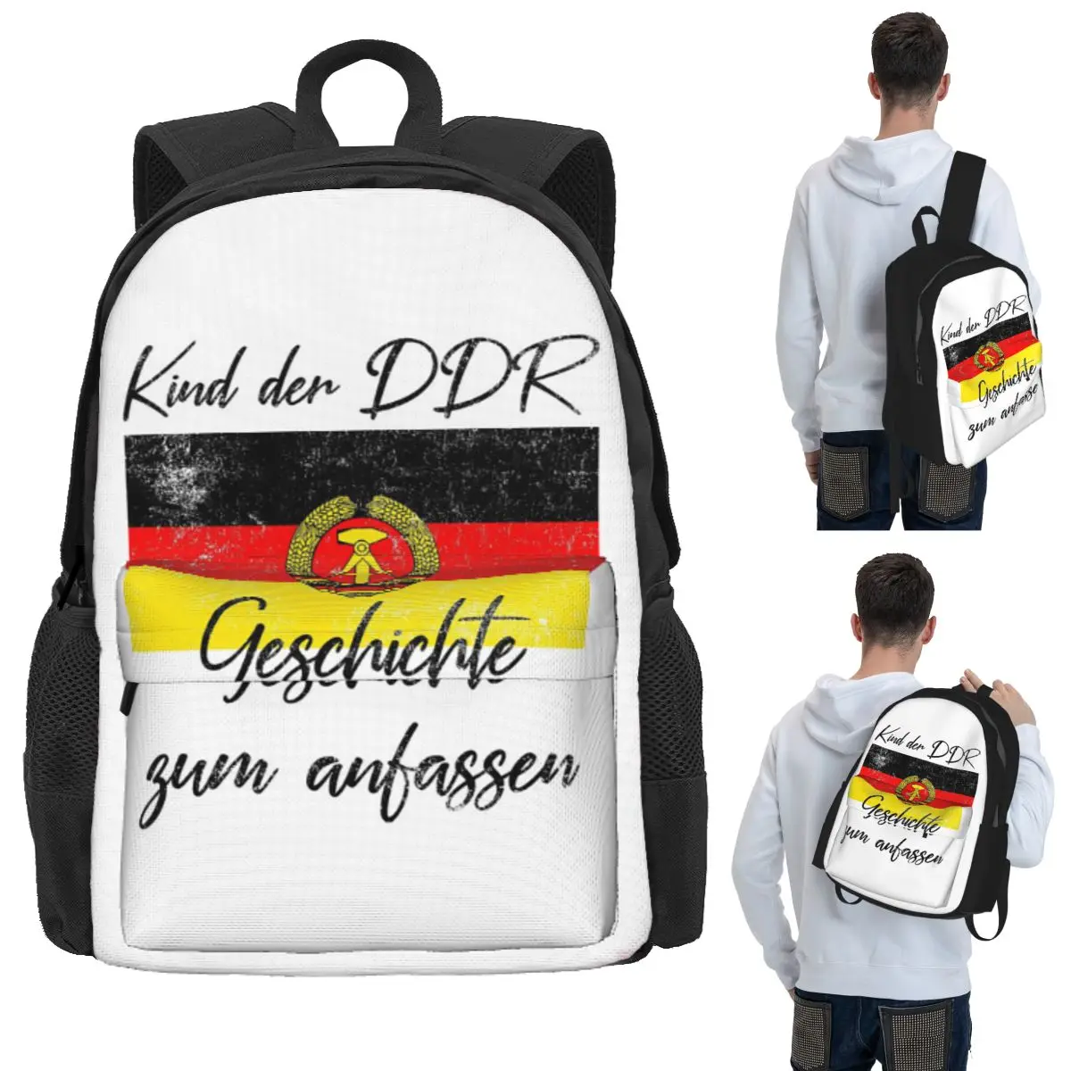 Child Of The GDR Wallfall November 9, 1989 Student Backpack School Bag Hiking Travel Daypack for Men Women Bookbag Shoulder Bags
Child Of The GDR Wallfall November 9, 1989 Student Backpack School Bag Hiking Travel Daypack for Men Women Bookbag Shoulder Bags
