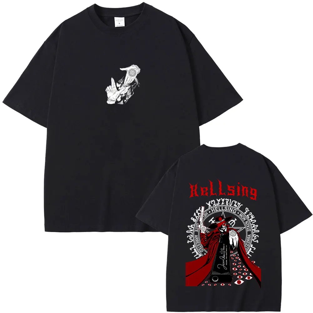 Hot Sale Anime Hellsing Vampire Alucard Graphic T-shirt Men Women Manga Oversized T Shirts Men's High Quality Soft Cotton Tshirt
Hot Sale Anime Hellsing Vampire Alucard Graphic T-shirt Men Women Manga Oversized T Shirts Men's High Quality Soft Cotton Tshirt
