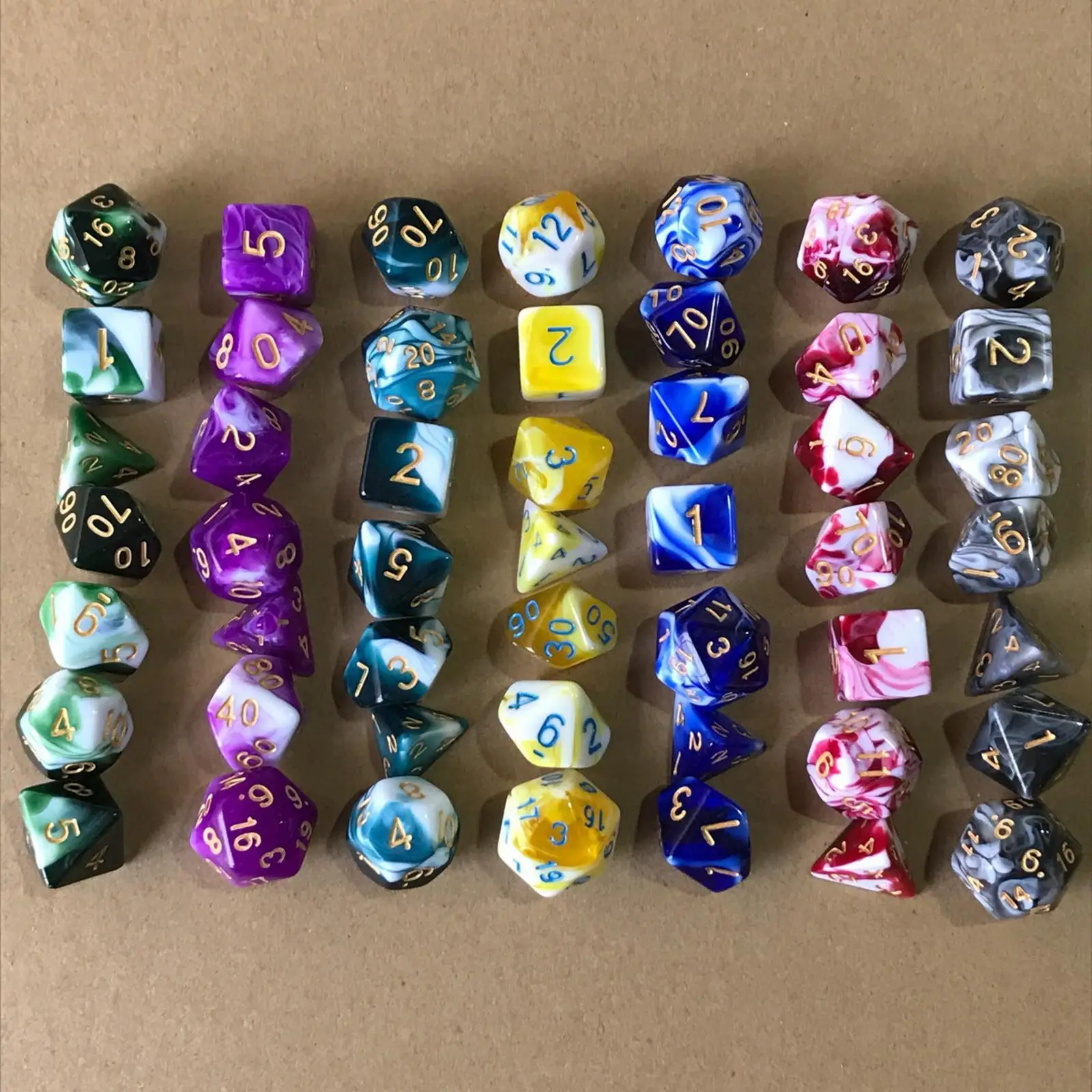 Polyhedral Dice Role Playing Dice Double-colors Game Accessories Board Games
Polyhedral Dice Role Playing Dice Double-colors Game Accessories Board Games