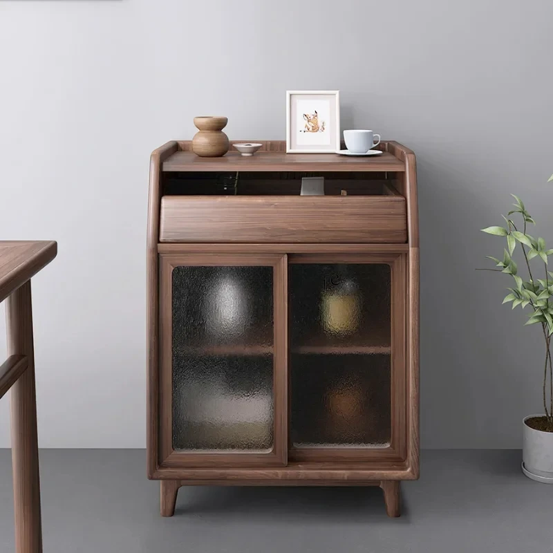 Новый китайский стиль из цельного дерева, обеденная сторона, простой домашний настенный чайный шкаф, современный шкаф для хранения в маленькой квартире 
Новый китайский стиль из цельного дерева, обеденная сторона, простой домашний настенный чайный шкаф, современный шкаф для хранения в маленькой квартире