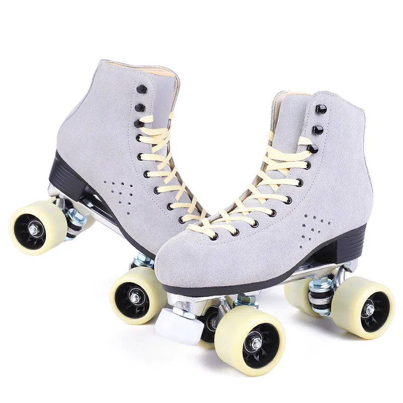 Cross Border Double Row Ice Skates Breathable Pattern Gray Men's and Women's Adjustable Brake Roller Skates
Cross Border Double Row Ice Skates Breathable Pattern Gray Men's and Women's Adjustable Brake Roller Skates
