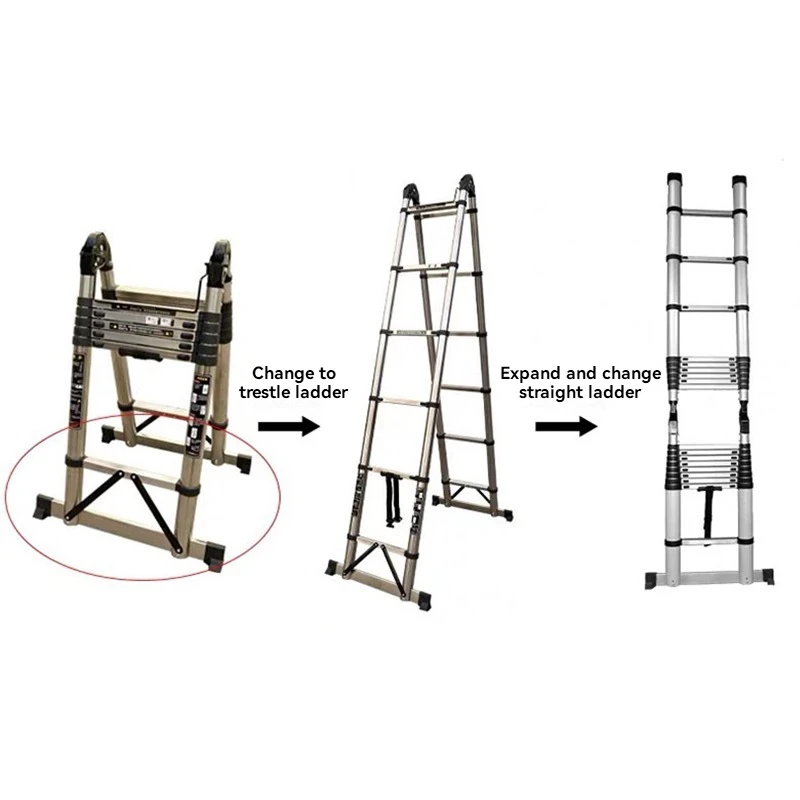 Stainless Steel Telescopic Ladder Multi Home Use Herringbone Ladder Portable Folding Ladder Bamboo Ladder Lifting Step Ladder
Stainless Steel Telescopic Ladder Multi Home Use Herringbone Ladder Portable Folding Ladder Bamboo Ladder Lifting Step Ladder