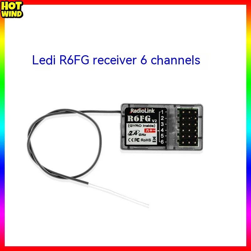 6-канальный приемник R6fg Radiolink с функцией гироскопа, подходит для радиосистем Rc 4gs, аксессуары для модификации, для улицы
6-канальный приемник R6fg Radiolink с функцией гироскопа, подходит для радиосистем Rc 4gs, аксессуары для модификации, для улицы