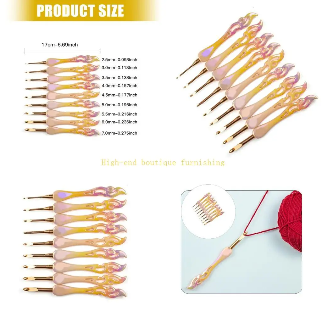 L9NB Acrylic Crochet Hook with Large Ergonomic Handle Comfort
L9NB Acrylic Crochet Hook with Large Ergonomic Handle Comfort