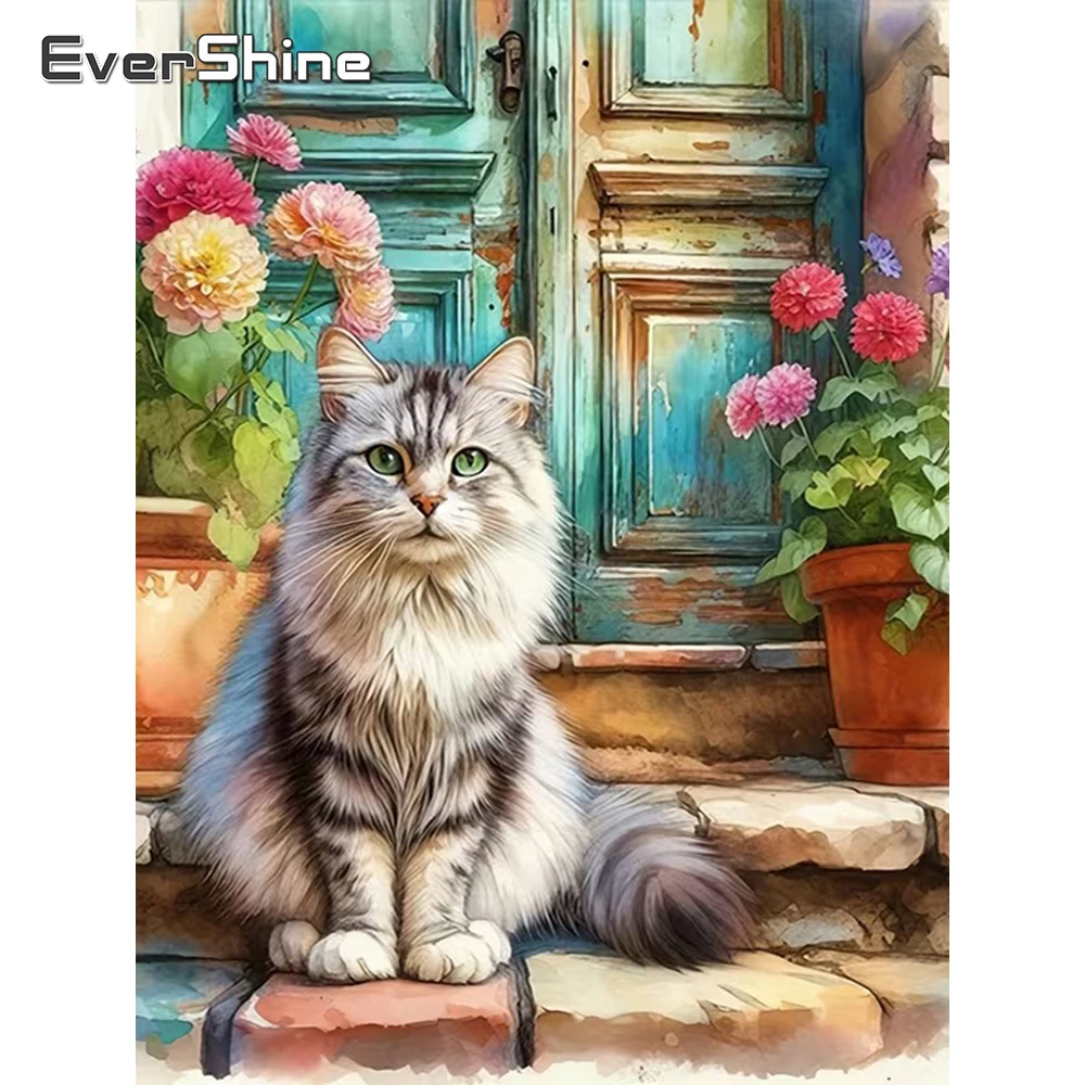 Алмазная мозаика Evershine: Картина с кошкой, животное, алмазная вышивка, полная квадратная/круглая выкладка, стразы, декор для дома
Алмазная мозаика Evershine: Картина с кошкой, животное, алмазная вышивка, полная квадратная/круглая выкладка, стразы, декор для дома