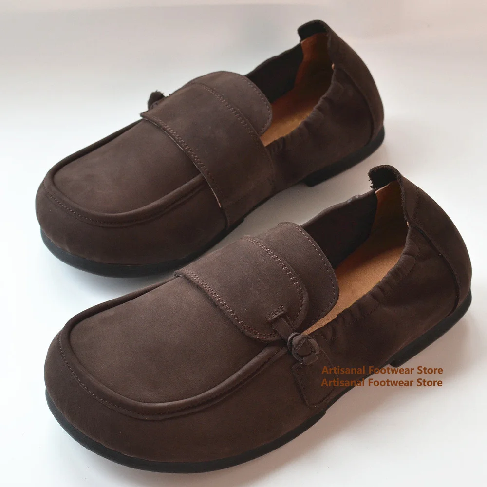 Wide Round Toe Slip On Men's Loafers Soft Soled Soft Leather Driving Shoes Brown/black/white Leather Casual Shoes Men's Shoes
Wide Round Toe Slip On Men's Loafers Soft Soled Soft Leather Driving Shoes Brown/black/white Leather Casual Shoes Men's Shoes