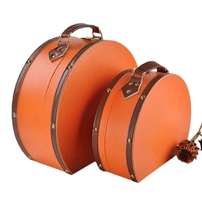 vintage PU Half Round Suitcase Handbag Decoration Box Wooden Chest Treasure Chest cosmetic Case Storage Box
vintage PU Half Round Suitcase Handbag Decoration Box Wooden Chest Treasure Chest cosmetic Case Storage Box