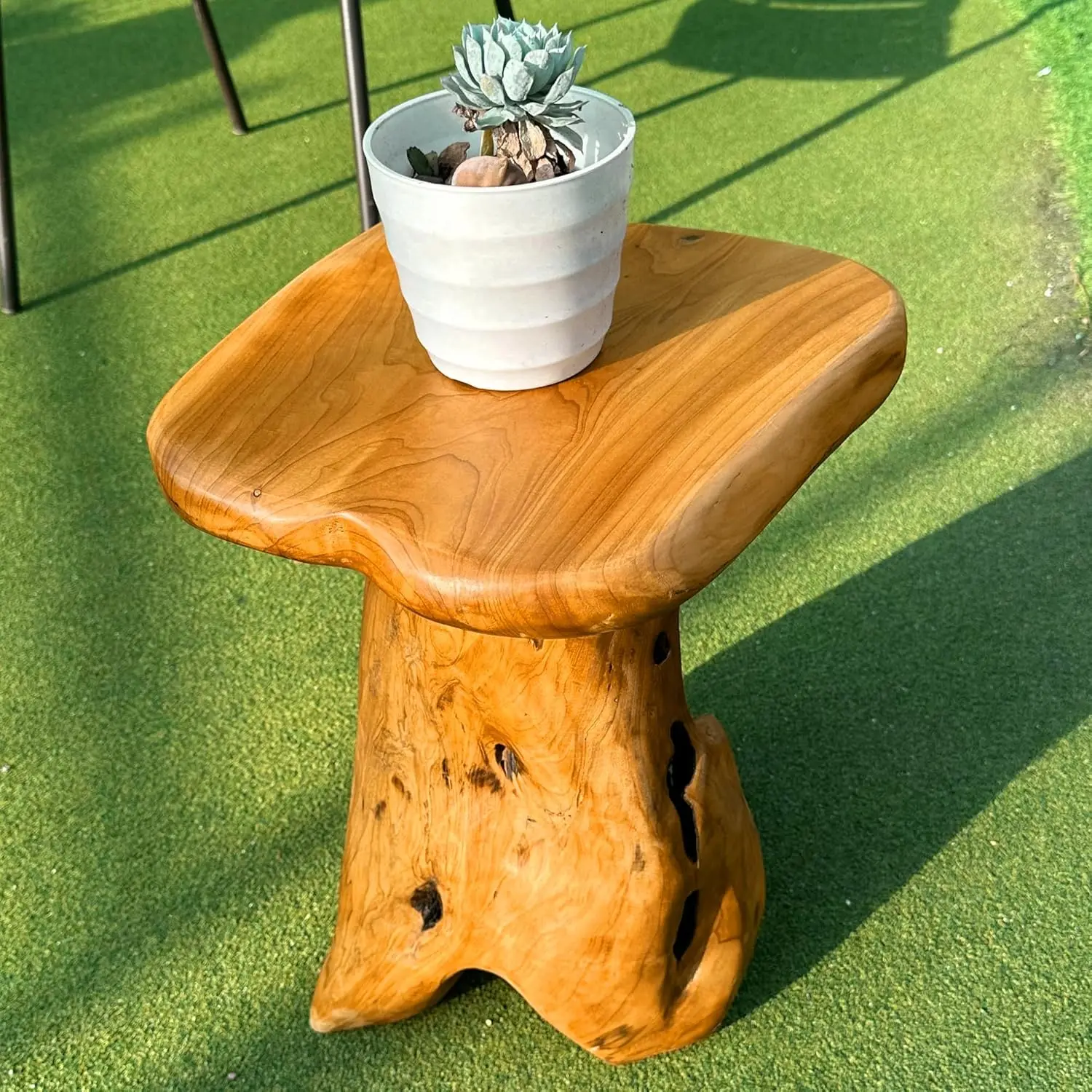 Brefhome 18.9" Tall Tree Stump Stool, Natural Live Edge Side Table, Wood Rustic Plant Stand for Patio, Indoor/Outdoor
Brefhome 18.9" Tall Tree Stump Stool, Natural Live Edge Side Table, Wood Rustic Plant Stand for Patio, Indoor/Outdoor