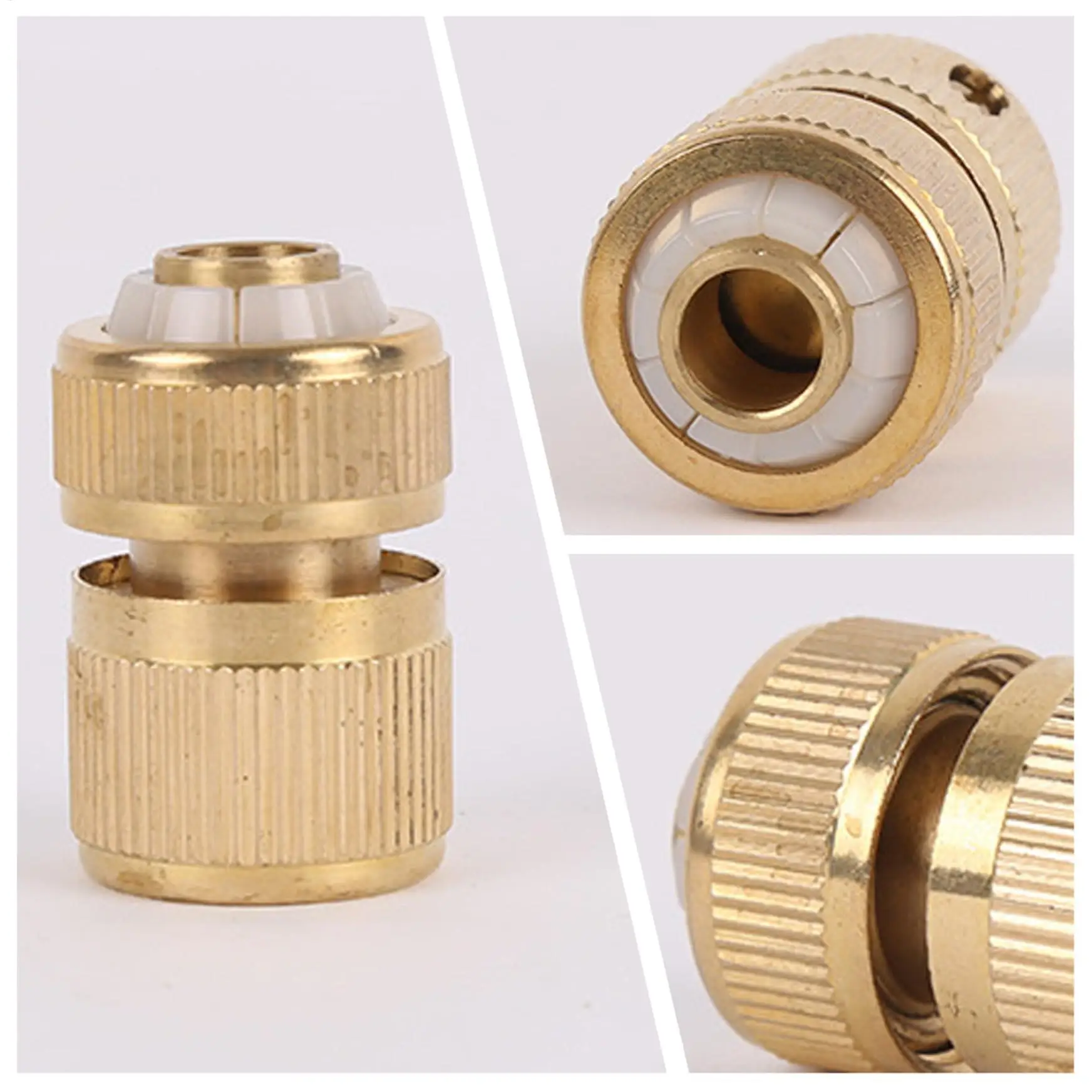 Hose Quick Connect Fittings Tube Brass Watering Adapter Quick Disconnect Hose Coupling For Garden Driveway Irrigation Outdoor RV
Hose Quick Connect Fittings Tube Brass Watering Adapter Quick Disconnect Hose Coupling For Garden Driveway Irrigation Outdoor RV
