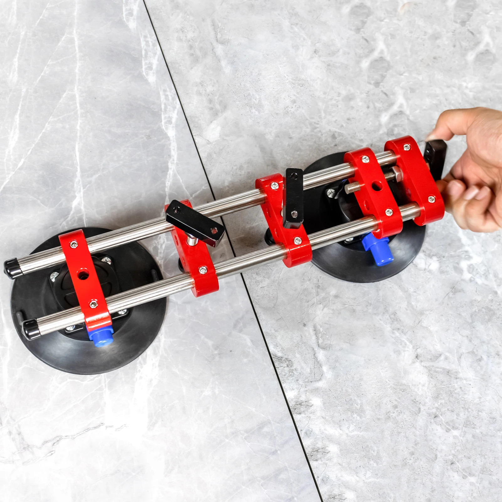 Installation Adjustable Stone Seam Setter Vacuum Suction Cups for Joining and Leveling Granite, Stone, Marble, Slab
Installation Adjustable Stone Seam Setter Vacuum Suction Cups for Joining and Leveling Granite, Stone, Marble, Slab