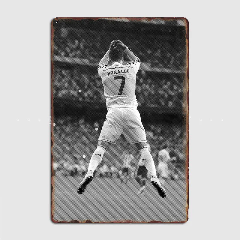 Cristiano Ronaldo Football Player Retro Gaming Posters Metal Poster Sign Garage Club Bar Indoor Wall Room Decoration Home Decor
Cristiano Ronaldo Football Player Retro Gaming Posters Metal Poster Sign Garage Club Bar Indoor Wall Room Decoration Home Decor