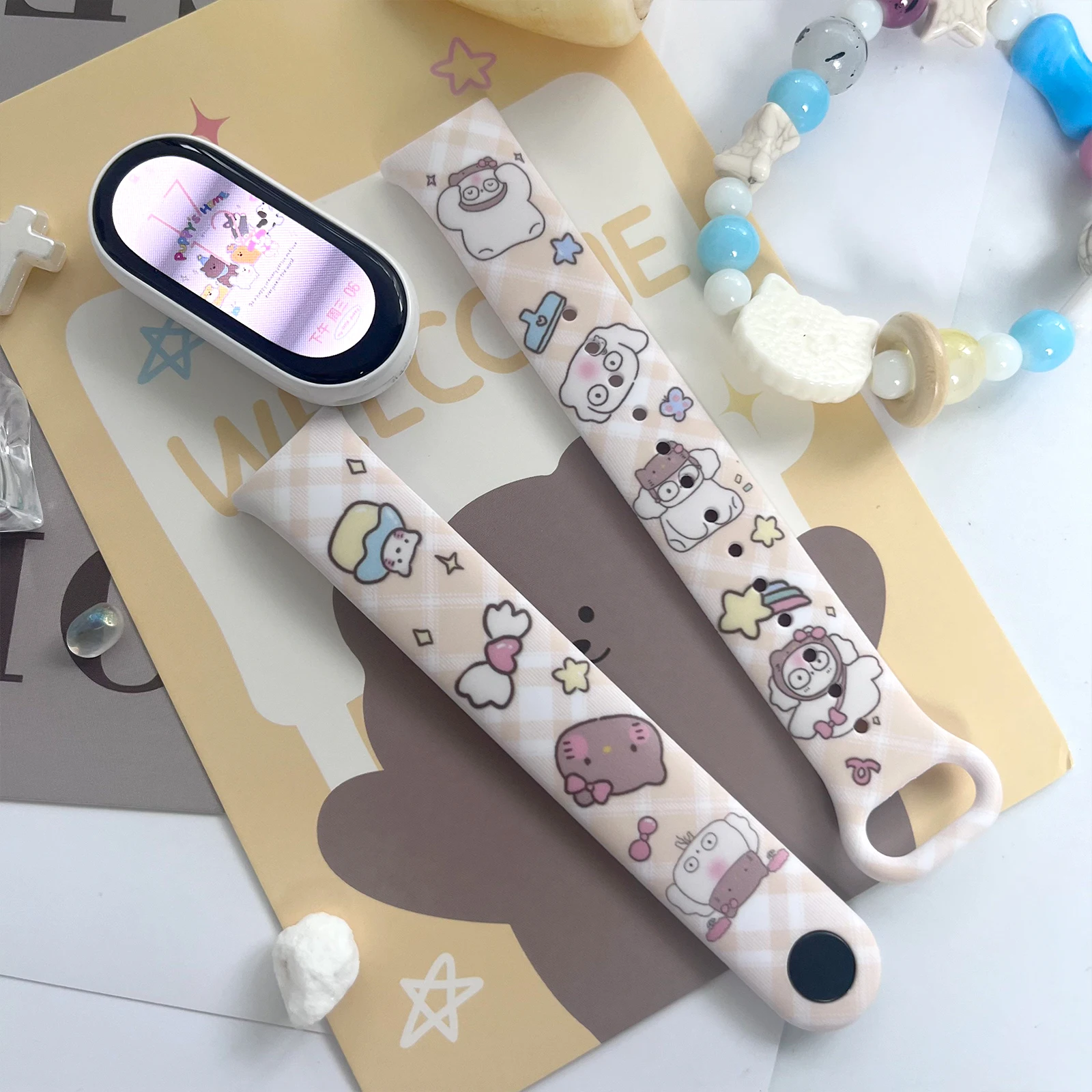 Cute Animals Printed Wristband for Xiaomi Mi Band 10 9 8 Wrist Strap Replaceable Watchband for Mi Band 10 9 8 Smart Bracelet 
Cute Animals Printed Wristband for Xiaomi Mi Band 10 9 8 Wrist Strap Replaceable Watchband for Mi Band 10 9 8 Smart Bracelet