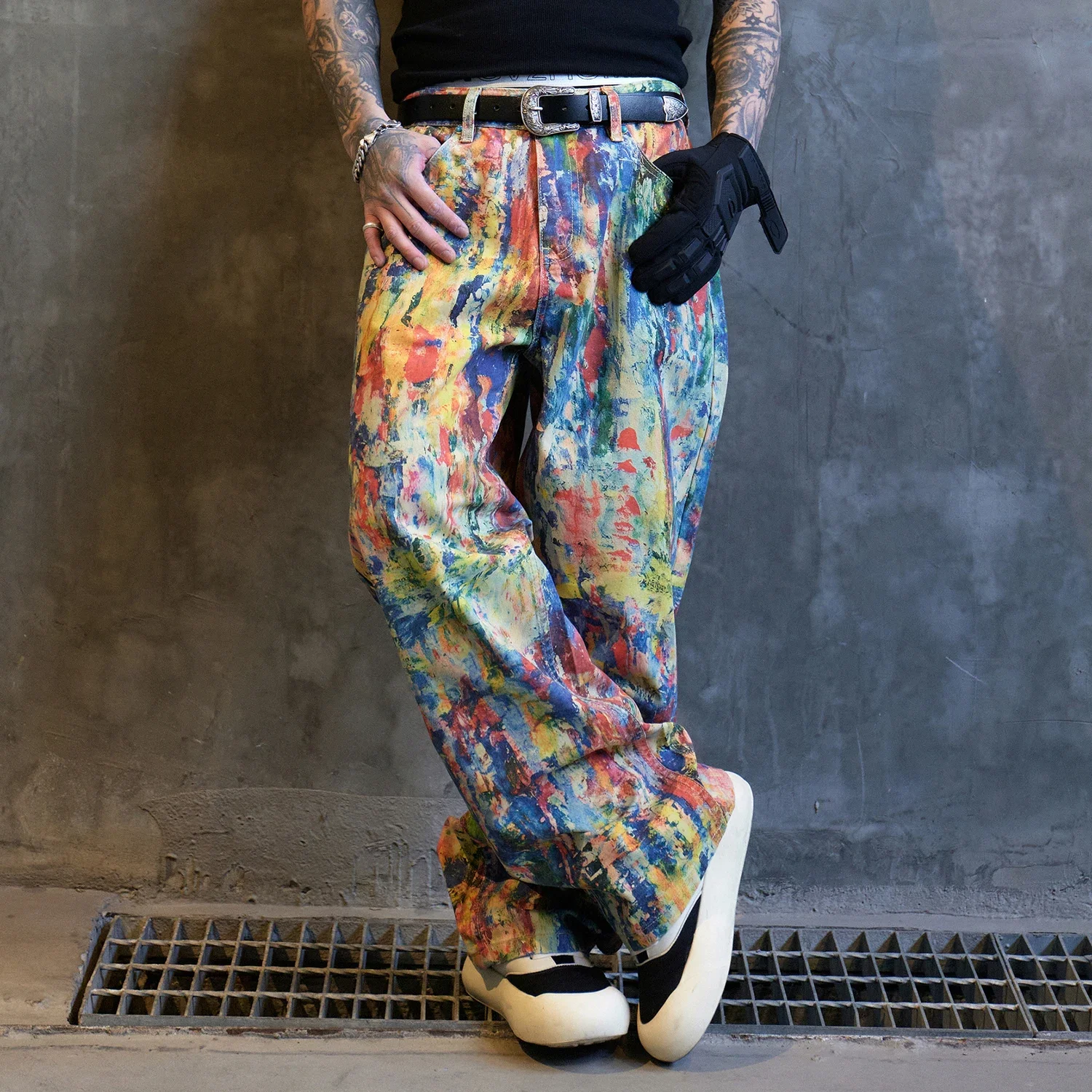 Men Streetwear Fashion Hip Hop Loose Casual Straight Oversize Wide Leg Baggy Jeans Colors Print Denim Pants Jeans Trousers
Men Streetwear Fashion Hip Hop Loose Casual Straight Oversize Wide Leg Baggy Jeans Colors Print Denim Pants Jeans Trousers