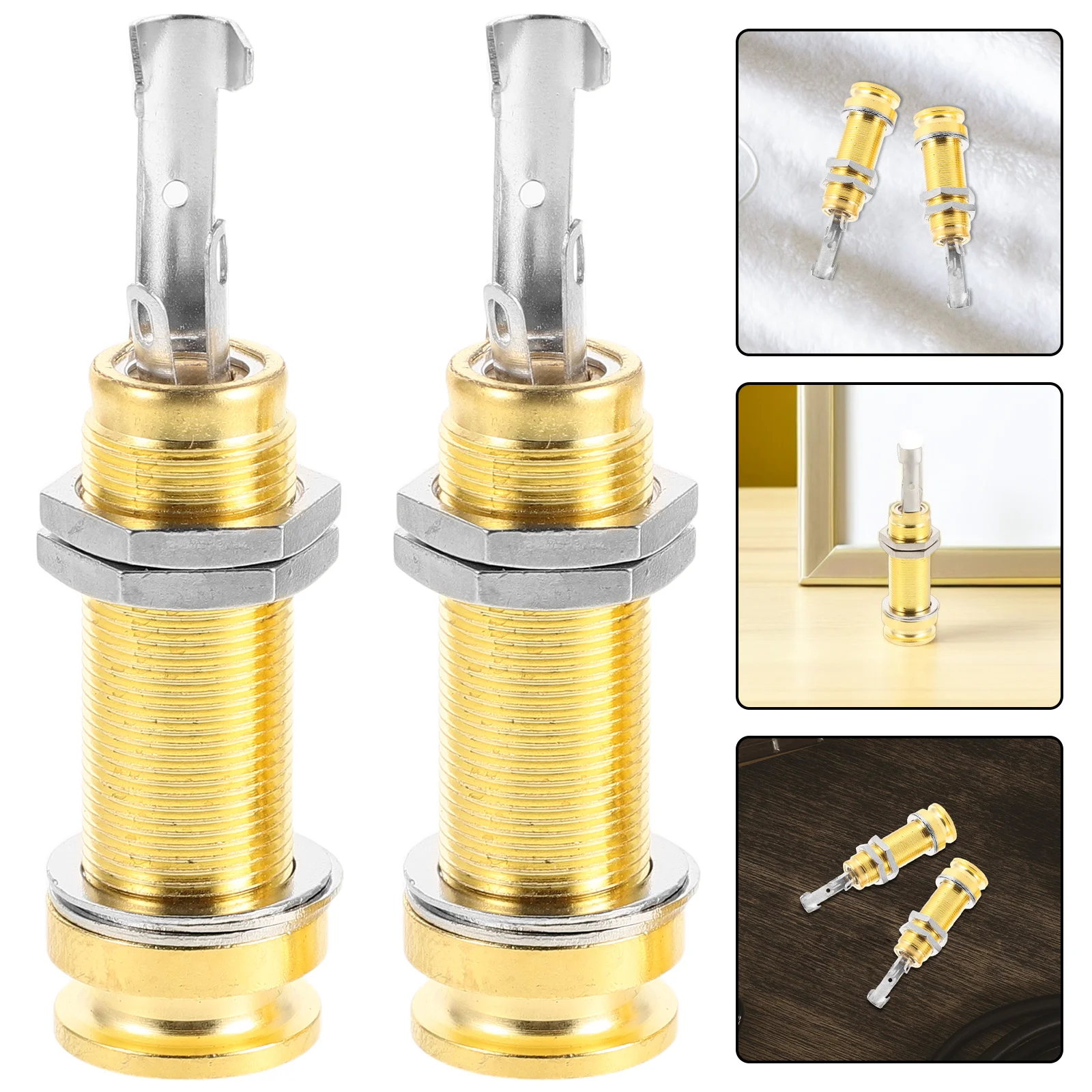 2pcs Guitar Accessories Flush Mount Output Jack With Barrel Cylinder Plug For Electric Bass Acoustic Endpin Jack Socket Tool
2pcs Guitar Accessories Flush Mount Output Jack With Barrel Cylinder Plug For Electric Bass Acoustic Endpin Jack Socket Tool