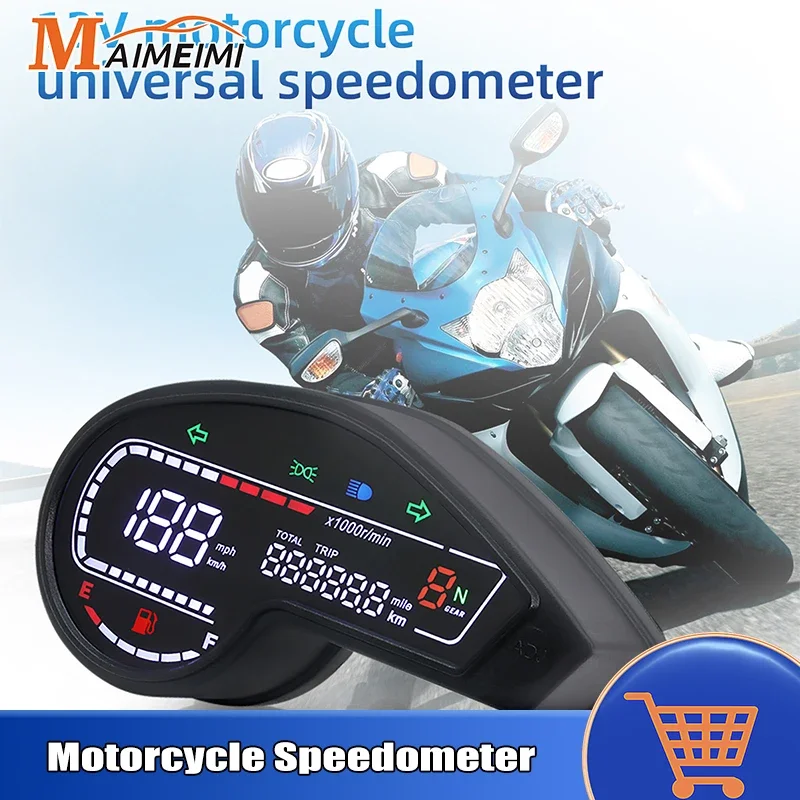 Motorcycle Digital LED Odometer Speedometer Tachometer For Honda NXR150 125 Bros 2003-2014 CRV XR150 GY200 Mexico Brazil
Motorcycle Digital LED Odometer Speedometer Tachometer For Honda NXR150 125 Bros 2003-2014 CRV XR150 GY200 Mexico Brazil