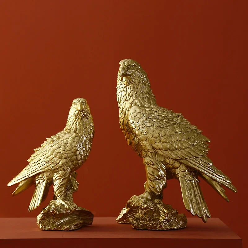 Nordic luxury golden sky Eagle resin ornaments customer dining room study TV cabinet furnishings
Nordic luxury golden sky Eagle resin ornaments customer dining room study TV cabinet furnishings