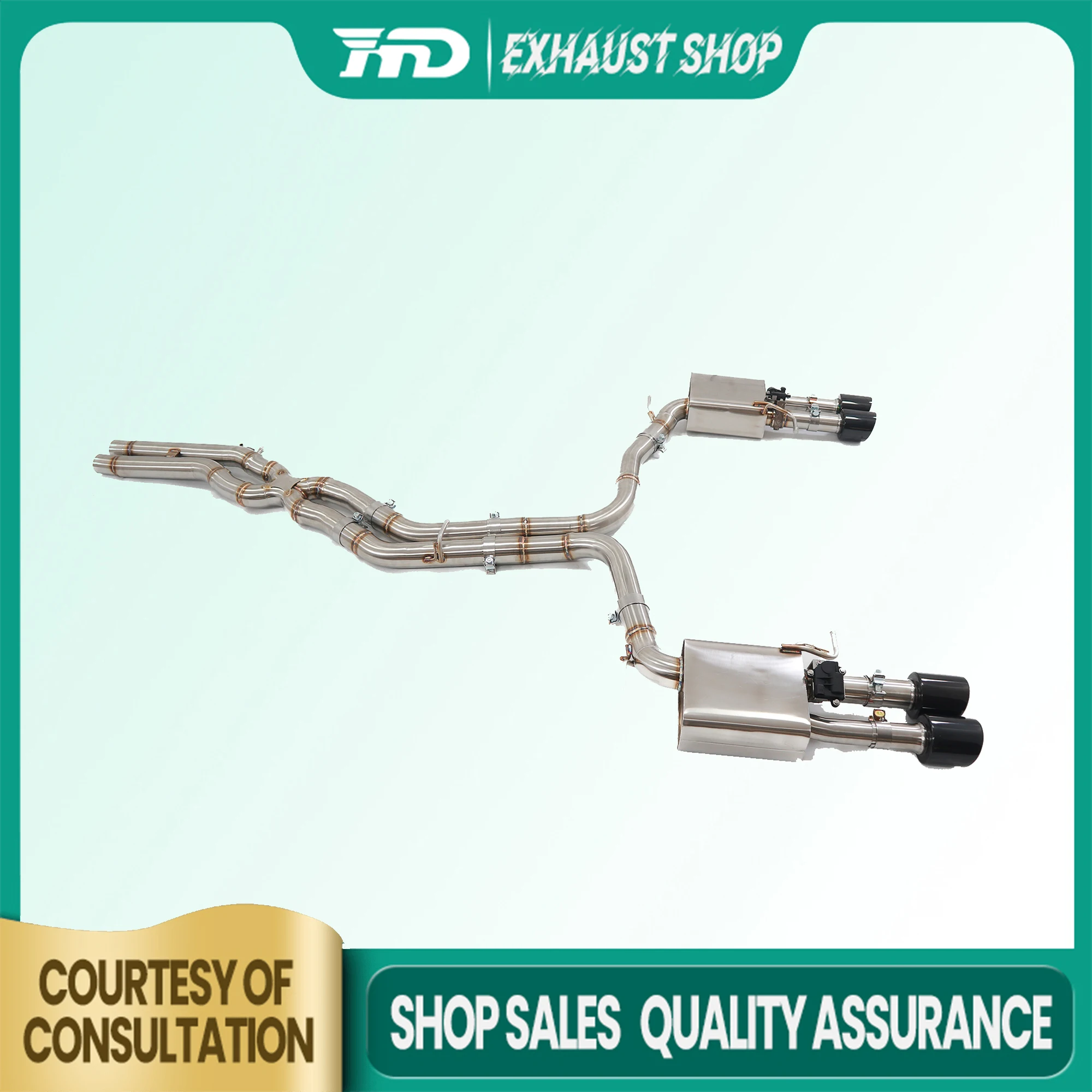 HMD Exhaust Catback for AUDI A7 2019 3.0T SS304 Electronic valves Muffler Tips Exact Fit TIG manual welding DIY Design
HMD Exhaust Catback for AUDI A7 2019 3.0T SS304 Electronic valves Muffler Tips Exact Fit TIG manual welding DIY Design