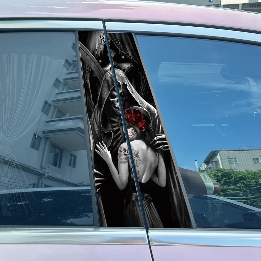 1Pair/2pcs Skeleton Soul Couple Lover Car Stickers Auto B-pillar Waterproof Durable Decals Cover Scratches
1Pair/2pcs Skeleton Soul Couple Lover Car Stickers Auto B-pillar Waterproof Durable Decals Cover Scratches