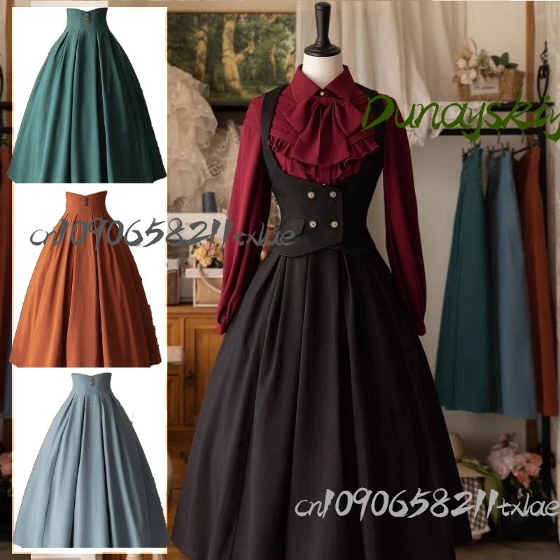 Женская полуюбка в стиле стимпанк в стиле Лолиты, средневековые костюмы для косплея, готические, темные, элегантные, крутые, Jirai Kei, вечерние, на каждый день, Хэллоуин
Женская полуюбка в стиле стимпанк в стиле Лолиты, средневековые костюмы для косплея, готические, темные, элегантные, крутые, Jirai Kei, вечерние, на каждый день, Хэллоуин