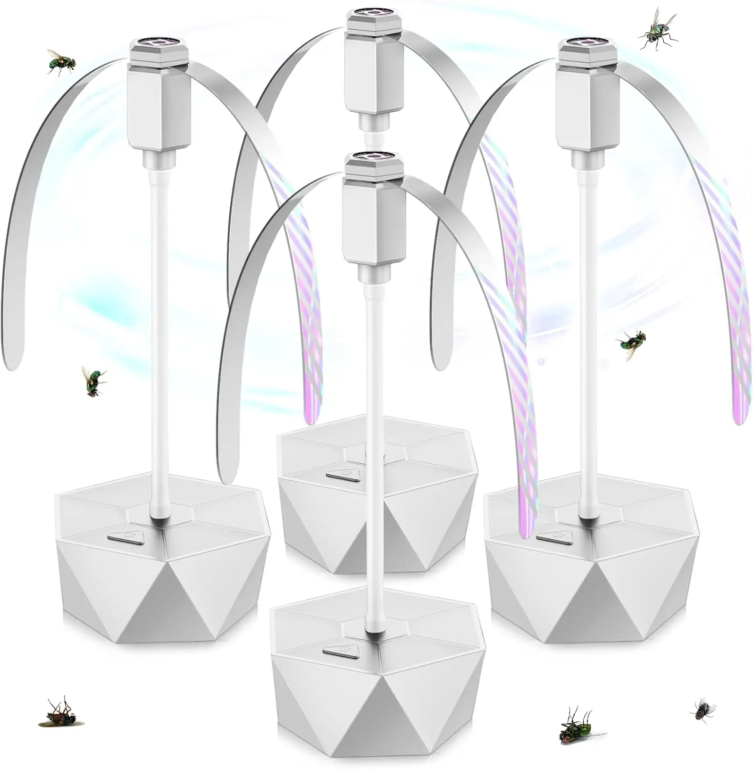 Fly Fans for Tables, Fly Repellent Fan Outdoor Indoor Keep Flies Away, Repellent Fans for Tables with Holographic Blade
Fly Fans for Tables, Fly Repellent Fan Outdoor Indoor Keep Flies Away, Repellent Fans for Tables with Holographic Blade