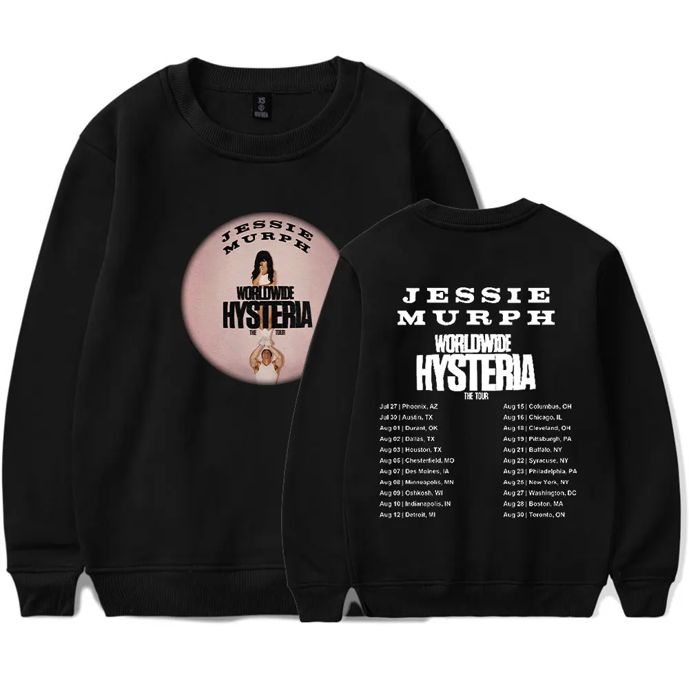 Jessie Murph 2025 Worldwide Hysteria The Tour Merch Sweatshirt Fashion Pullover Man/Woman Streetwear Long-Sleeved Top
Jessie Murph 2025 Worldwide Hysteria The Tour Merch Sweatshirt Fashion Pullover Man/Woman Streetwear Long-Sleeved Top