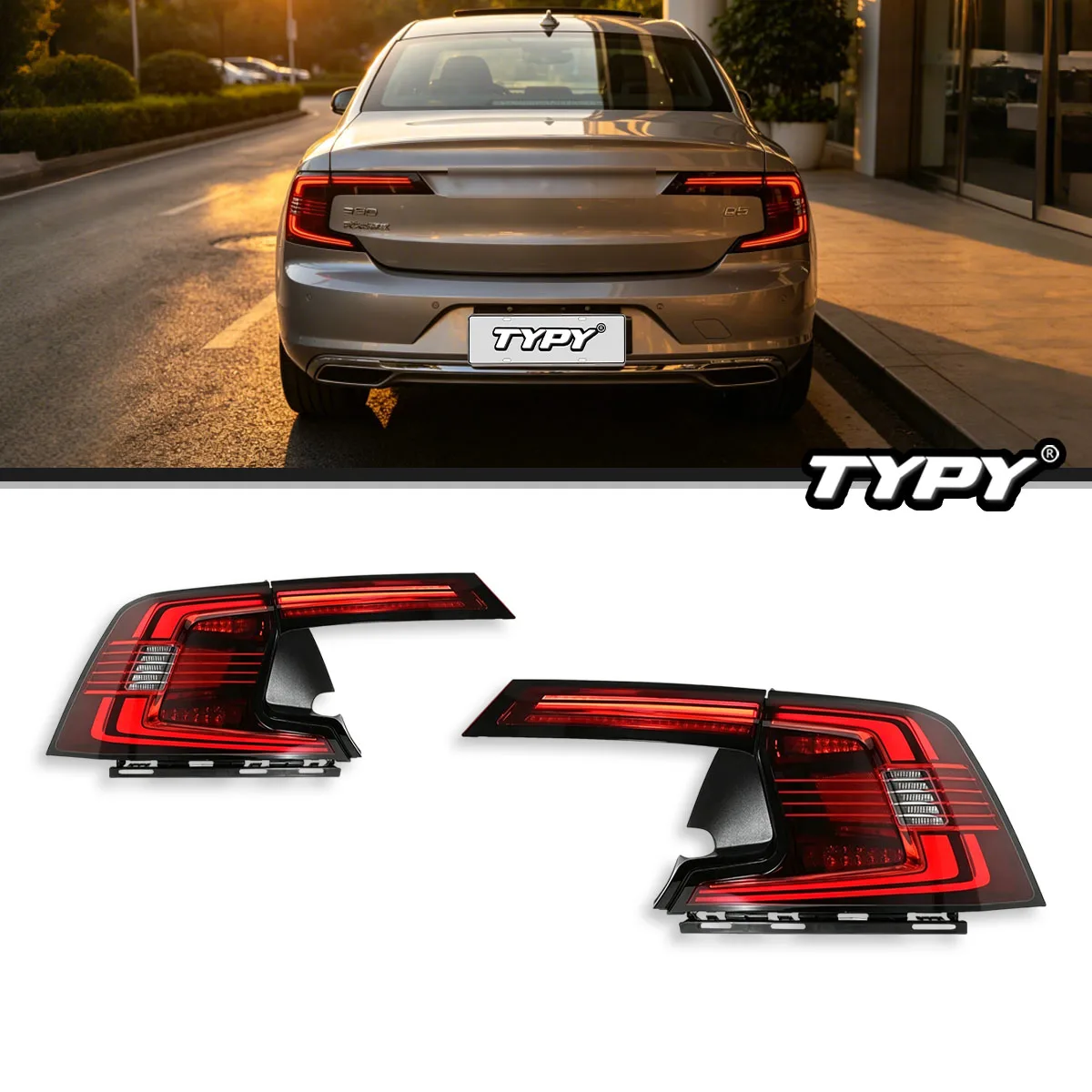 TYPY For 2016-2020 Volvo S90 Taillight Assemblies With LED Daytime Running Lights Turn Signals car accessories
TYPY For 2016-2020 Volvo S90 Taillight Assemblies With LED Daytime Running Lights Turn Signals car accessories