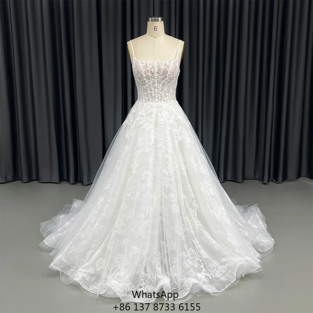 Элегантное свадебное платье А-силуэта из тюля HX97
Элегантное свадебное платье А-силуэта из тюля HX97