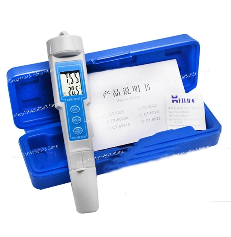 CT-6023 Waterproof pH Tester - Portable Digital Pen Design
CT-6023 Waterproof pH Tester - Portable Digital Pen Design