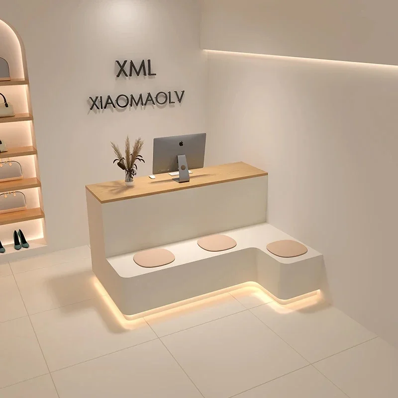 Cream wind bar checkout page with rest stool counter clothing store small women's clothing store simple bar
Cream wind bar checkout page with rest stool counter clothing store small women's clothing store simple bar