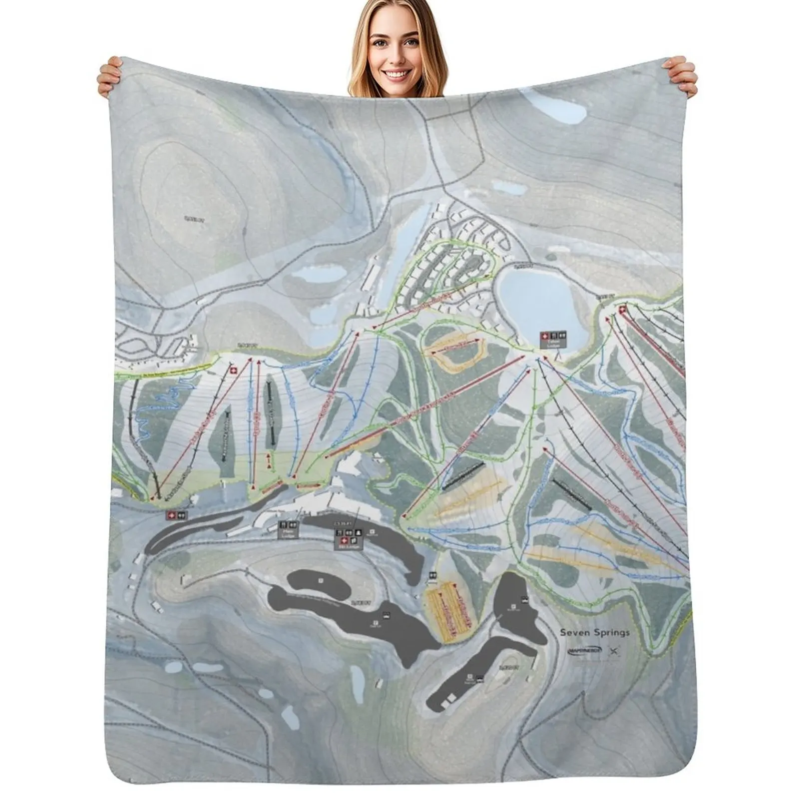 Seven Springs Resort Trail Map Throw Blanket Luxury Thicken Polar Warm wednesday Blankets
Seven Springs Resort Trail Map Throw Blanket Luxury Thicken Polar Warm wednesday Blankets