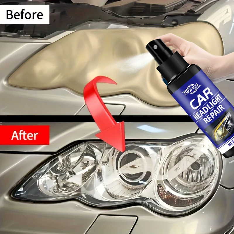 Professional Car Headlight Restoration Solution - Removes Yellowing, Oxidation, and Haze - Lens Polishing and Buffing Materials
Professional Car Headlight Restoration Solution - Removes Yellowing, Oxidation, and Haze - Lens Polishing and Buffing Materials