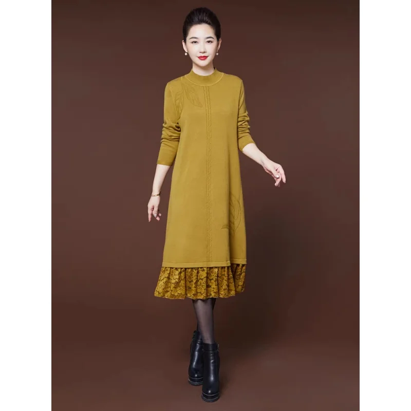 2023 Solid Color Dress Women's Autumn/Winter Warm Cashmere Skirt Korean Version Loose Fit Sweater Knitted Skirt Vestidos
2023 Solid Color Dress Women's Autumn/Winter Warm Cashmere Skirt Korean Version Loose Fit Sweater Knitted Skirt Vestidos