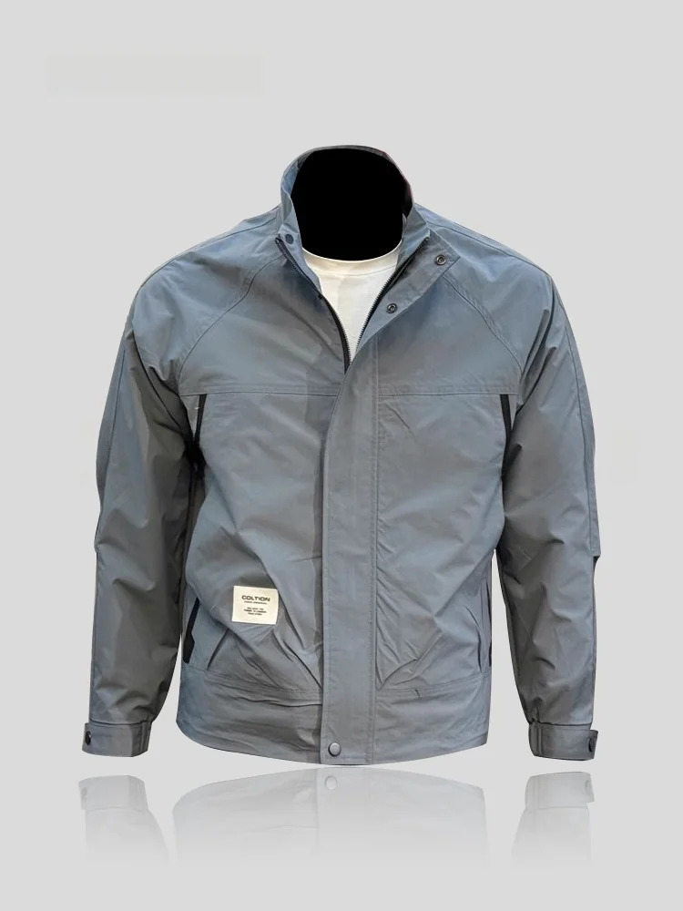 IT Men's Stand Collar Jacket Casual Workwear Spring Autumn Fashionable Sun Protection Upper Apparel
IT Men's Stand Collar Jacket Casual Workwear Spring Autumn Fashionable Sun Protection Upper Apparel