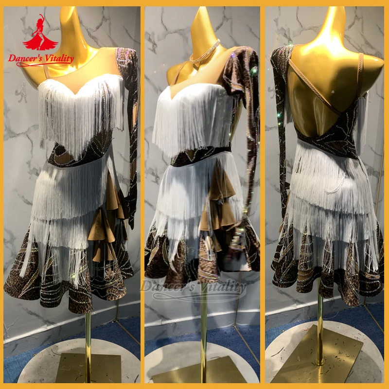 Blackpool Dance Festival Chacha Samba Jive Unilateral Sling Dress Adult Female Latin Salsa Clothing Customize Dancer's Vitality
Blackpool Dance Festival Chacha Samba Jive Unilateral Sling Dress Adult Female Latin Salsa Clothing Customize Dancer's Vitality