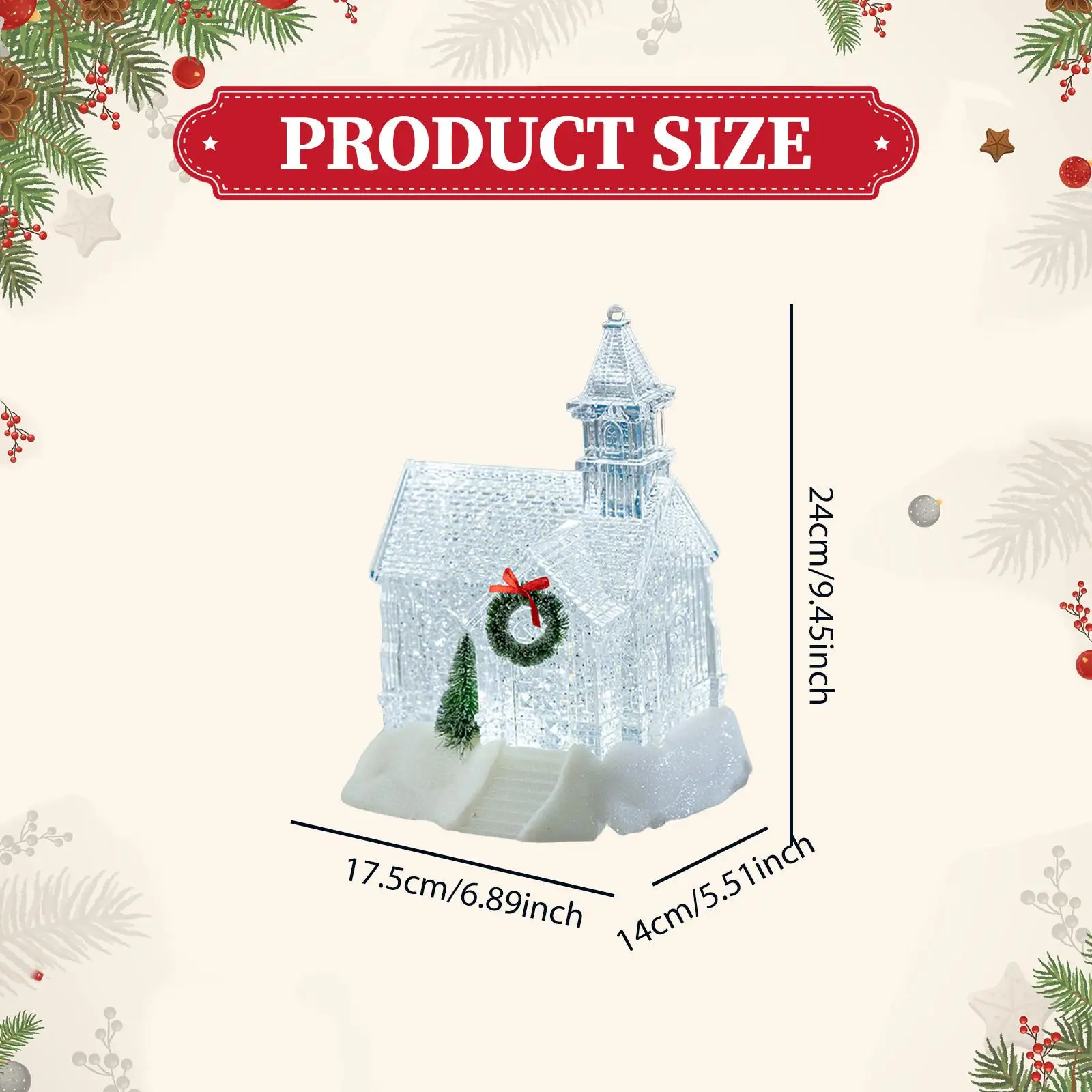 Christmas Music Box LED Glitter Lantern Ornament Elegant Holiday Table Centerpiece Winter Decor for Home Decoration
Christmas Music Box LED Glitter Lantern Ornament Elegant Holiday Table Centerpiece Winter Decor for Home Decoration