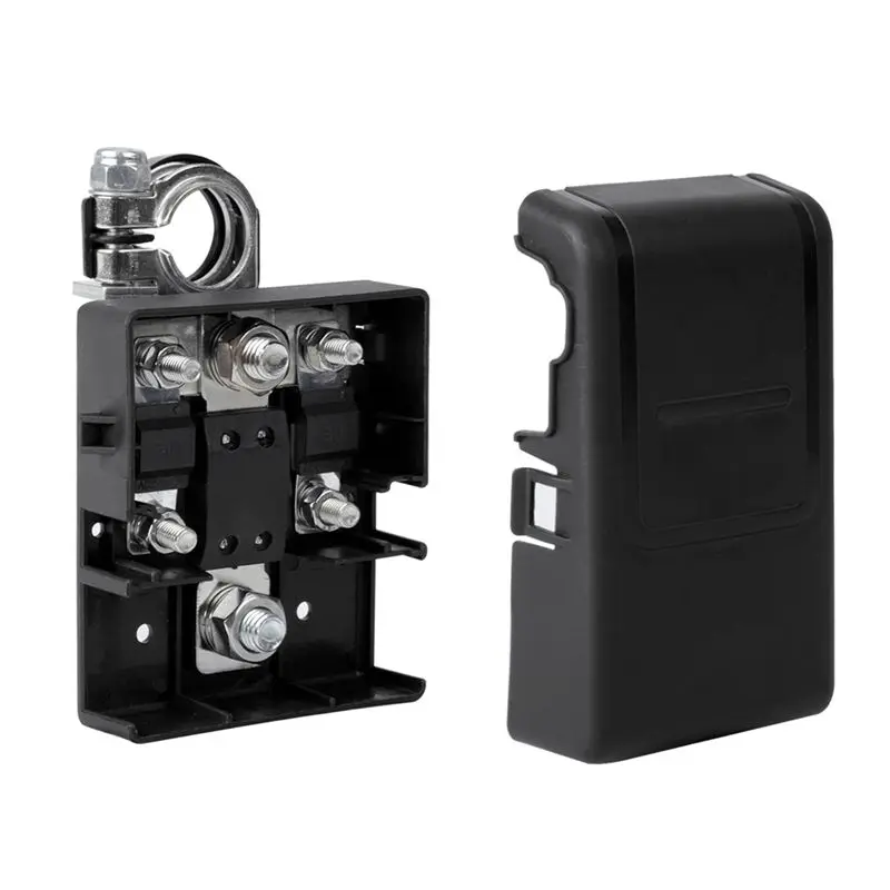 A95E-32V 400A Car Quick Release Fused Battery Distribution Terminal Clamp Connectors For 4Wds And Caravans
A95E-32V 400A Car Quick Release Fused Battery Distribution Terminal Clamp Connectors For 4Wds And Caravans