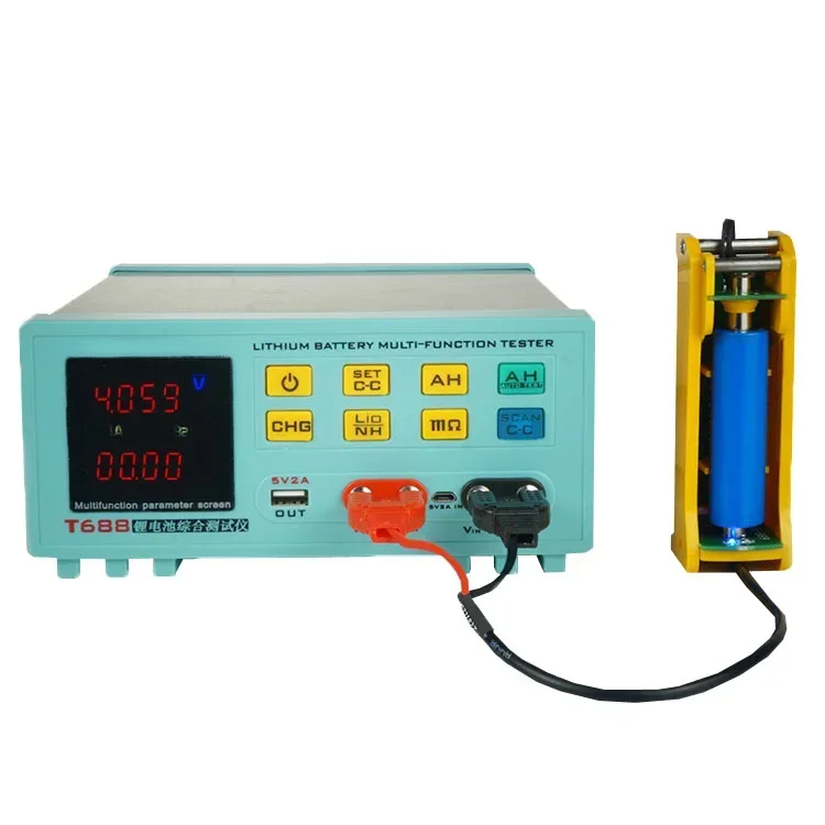 2025 hot sale Battery Tester SUNKKO T688 18650 Lithium Battery Pack Battery Capacity Aging Discharge Tester Internal Resistance
2025 hot sale Battery Tester SUNKKO T688 18650 Lithium Battery Pack Battery Capacity Aging Discharge Tester Internal Resistance