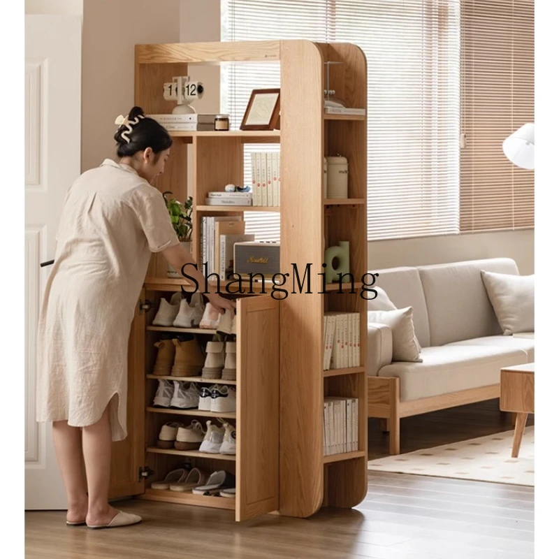SM advanced sense solid wood entrance partition cabinet household foyer modern simple living room screen shoe cabinet 
SM advanced sense solid wood entrance partition cabinet household foyer modern simple living room screen shoe cabinet
