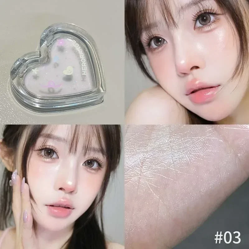 Heallor Love Shape Multi-purpose High Gloss Blush Cream Water Light Clear Shiny Highlighter Natural Facial Brightening Contour R
Heallor Love Shape Multi-purpose High Gloss Blush Cream Water Light Clear Shiny Highlighter Natural Facial Brightening Contour R