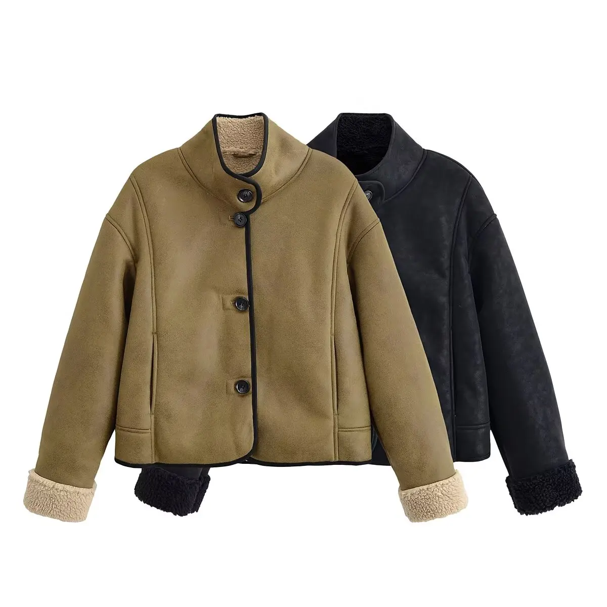 WOMEN 2026 Summer New Fashion Thickening warm jacket coat Retro Long Sleeve Button Pocket Casual Female Outerwear Chic Overshirt
WOMEN 2026 Summer New Fashion Thickening warm jacket coat Retro Long Sleeve Button Pocket Casual Female Outerwear Chic Overshirt