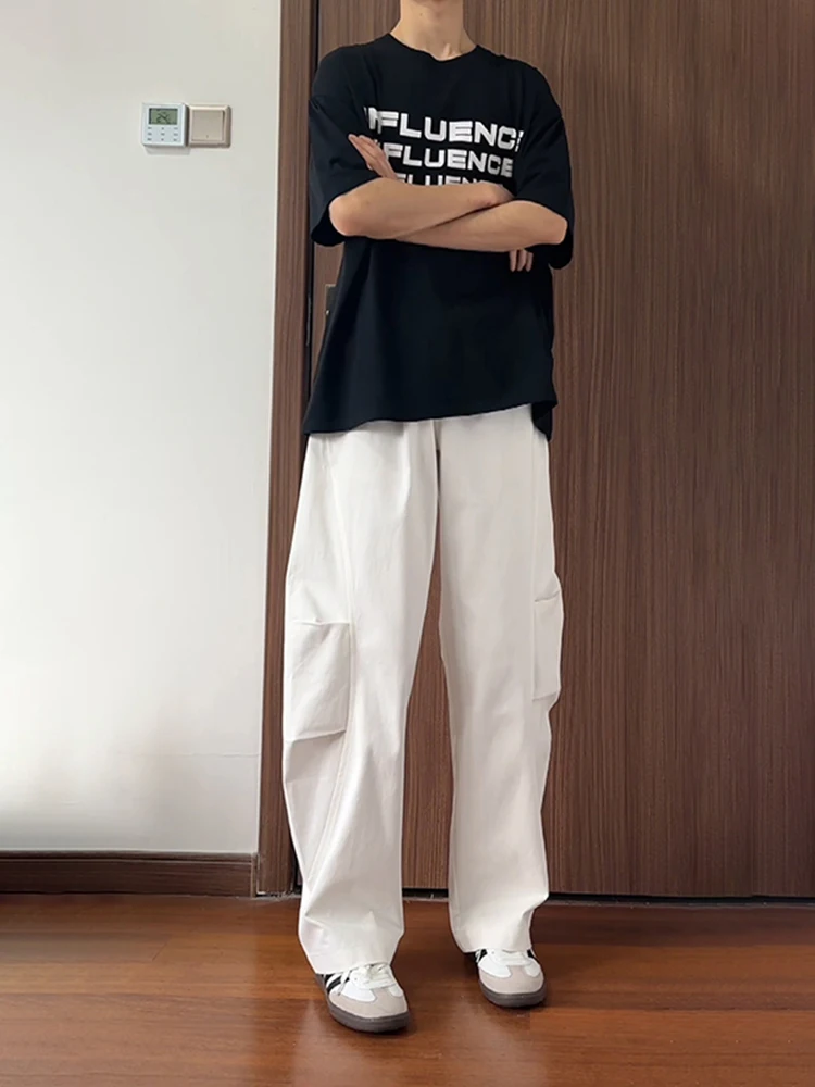 Cleanfit White Knife Loose Fit Cargo Pants Summer Men's Sle Big ket American Workwear Design Casual Trousers
Cleanfit White Knife Loose Fit Cargo Pants Summer Men's Sle Big ket American Workwear Design Casual Trousers