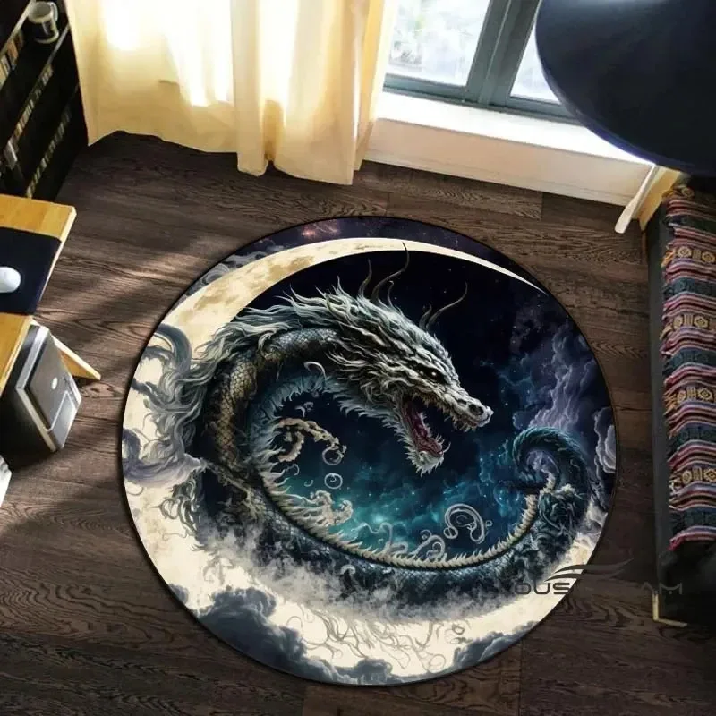 UBN33Animal Art Carpet 3D Printed Dragon Tiger Lion Round Rug Living Room Bedroom Child Study Room Decoration Round Rug Floo9Hb^
UBN33Animal Art Carpet 3D Printed Dragon Tiger Lion Round Rug Living Room Bedroom Child Study Room Decoration Round Rug Floo9Hb^