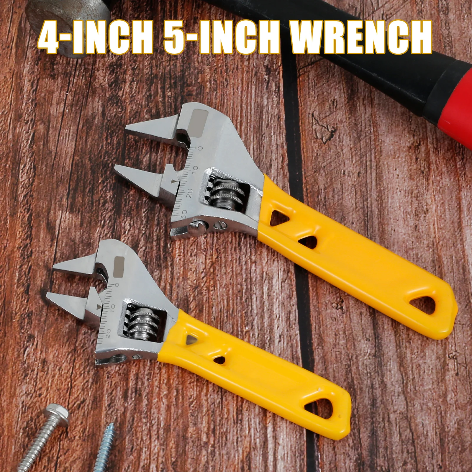 Plumber Wrench 4 Inch 5 Inch Chrome Vanadium Steel Adjustable Ergonomic Plumbing Repair hand tools kit set torque wrench
Plumber Wrench 4 Inch 5 Inch Chrome Vanadium Steel Adjustable Ergonomic Plumbing Repair hand tools kit set torque wrench