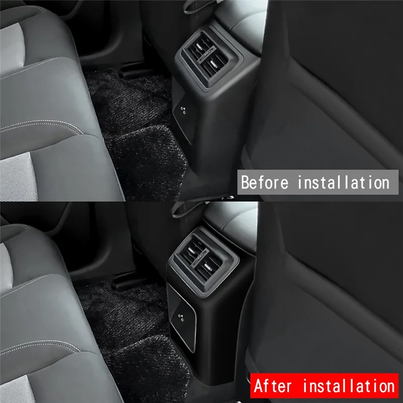 For Mazda CX-60 2022-2023 RHD Car Rear Air Conditioner Vent Outlet Frame Anti-Kick Panel Cover Trim ABS Gloss Black Parts
For Mazda CX-60 2022-2023 RHD Car Rear Air Conditioner Vent Outlet Frame Anti-Kick Panel Cover Trim ABS Gloss Black Parts